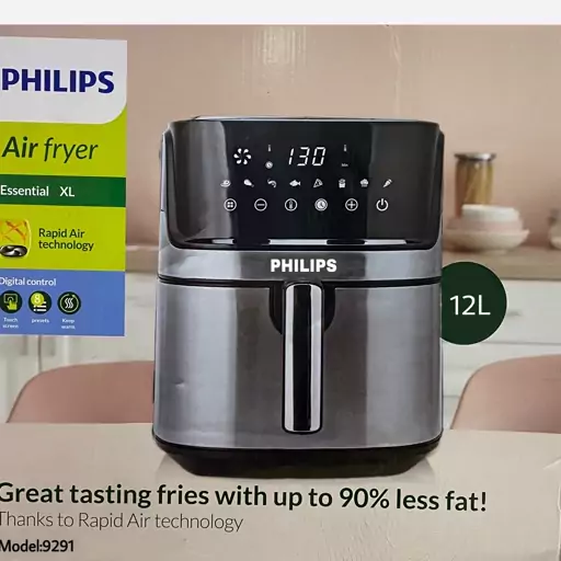 سرخ کن فیلیپس 9291 سرخکن بدون روغن رژیمی philips حجم 12 لیتری سبدجدا 8 برنامه پخت ارسال رایگان