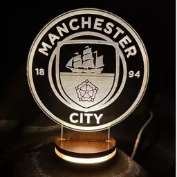 بالبینگ چراغ خواب سه بعدی  منچستر سیتی manchester city