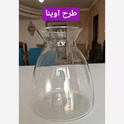 گلدان شیشه ای طرح آوینا 