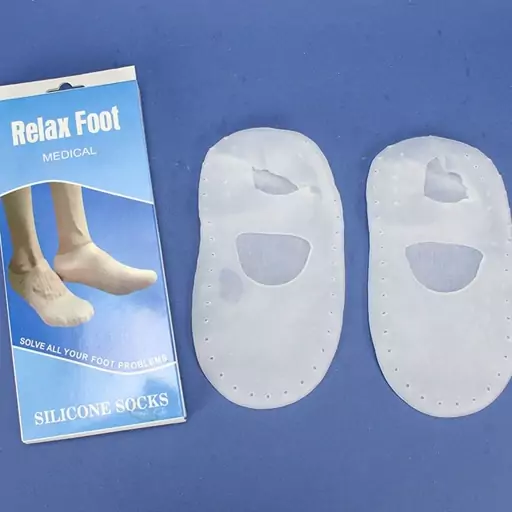 جوراب سیلیکونی ریلکس فوت جوراب ترک پا relax foot