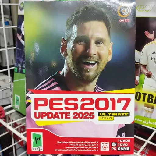  تعداد دیسک 2عدد Pes 2017 up 2025  فوتبال 2017 آپدیت 2025