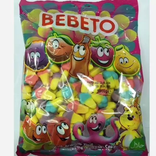 پاستیل ببتو بستنی  250گرم bebeto pastille