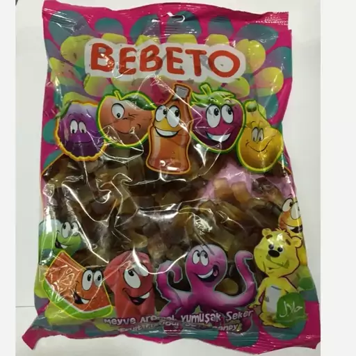 پاستیل نوشابه ببتو 1کیلوگرم bebeto pastille