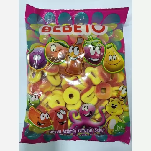 پاستیل هلو ببتو 100گرم bebeto pastille