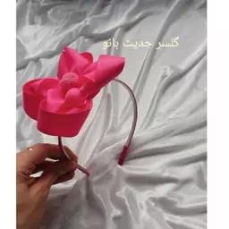 تل موی فانتزی رنگ صورتی مدل ربان گروگن