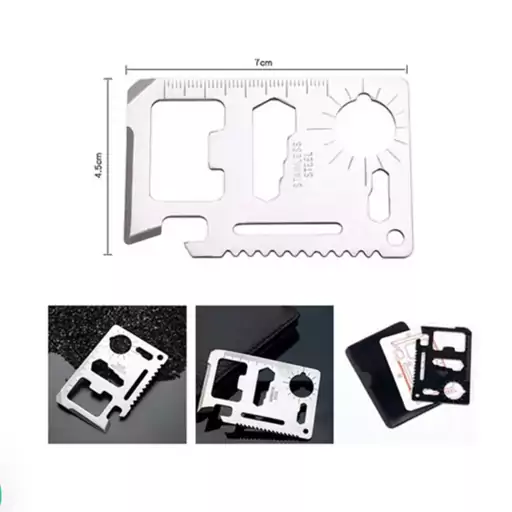ابزار چند کاره کارتی استیل اورجینال