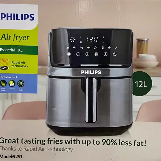 سرخ کن فیلیپس مدل 9291 سرخکن رژیمی بدون روغن philips توان با حجم 12 لیتر سبدجدا ارسال رایگان