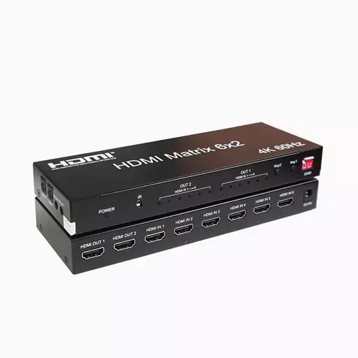 ماتریکس HDMI 6.2 کی نت KM62 با ریموت کنترل