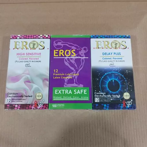 کاندوم EROS مجموعه 3 عددی 