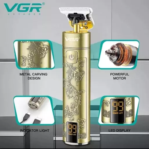 ماشین اصلاح موی سر و صورت وی جی آر (VGR) مدل V-076