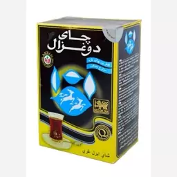 چای سیاه شکسته معطر دو غزال وزن 500 گرم