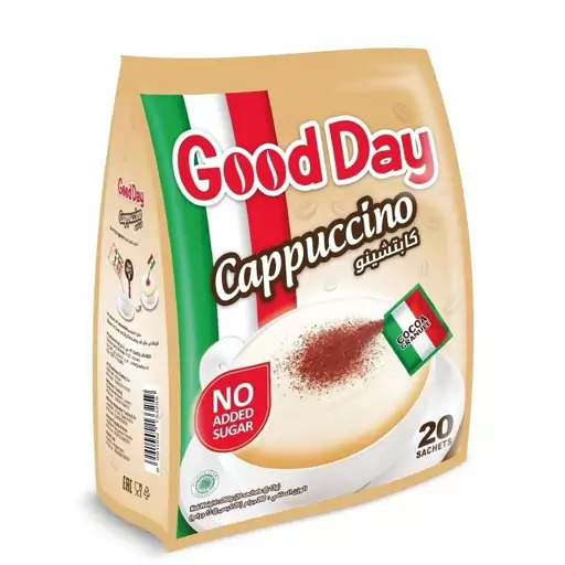 کاپوچینو رژیمی گوددی Good Day بسته 20 عددی