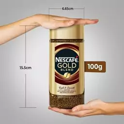 قهوه فوری گلد نسکافه Nescafe Gold وزن 95 گرم