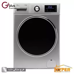 ماشین لباسشویی جی پلاس GWM-P9341BS مشکی 8 کیلویی