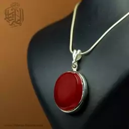 گردنبند مردانه عقیق خراسانی کد 2129