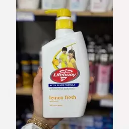 شامپو بدن لایف بوی متوسط 500 میل lifebuoy lemon fresh whit lemon