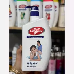 شامپو بدن لایف بوی بزرگ 950 میل lifebuoy mild care whit milk cream