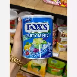 آبنبات میوه ای با طعم نعنا فوکس قوطی  (foxs) 180 گرمی