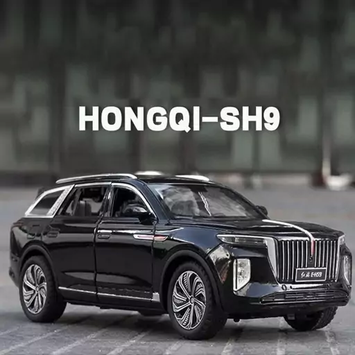 اسباب بازی ماشین فلزی هونگ چی مدل HONGQI E-HS9 در سه رنگ مشکی ،طوسی و سفید