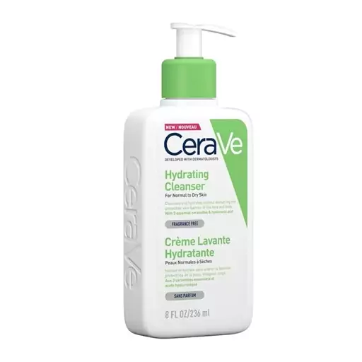 ژل شستشو و آبرسان قوی سراوی حجم 236 میلی لیتر مدل HYDRATING CLEANSER