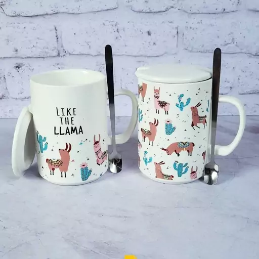 ماگ سرامیکی فانتزی لاما Llama