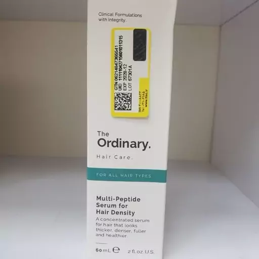 سرم ضد ریزش و حجم دهنده موی مولتی پپتید اوردینری 60 میل   The Ordinary Multi Peptide Serum For Hair Density