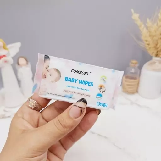 دستمال مرطوب 8 تایی BABY WIPES