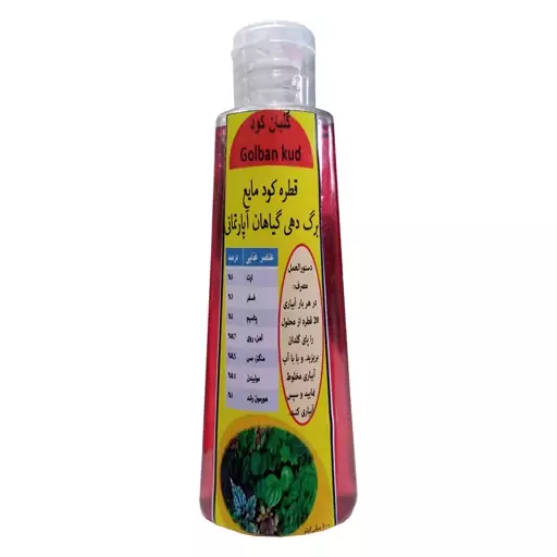 کود مایع قطره چکانی برگدهی گیاهان خانگی گلبان کود مدل Fast growth حجم 300 میلی لیتر بسته سه عددی