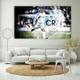 پوستر طرح فوتبال مدل Cr7 کد AR5660