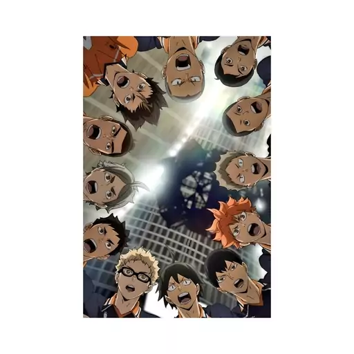 تابلو مدل انیمه کاراسونو هایکیو Karasuno Haikyu anime 05