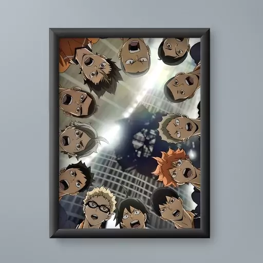 تابلو مدل انیمه کاراسونو هایکیو Karasuno Haikyu anime 05