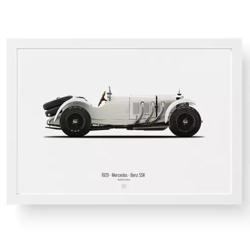 تابلو مدل Mercedes Benz SSK 1929