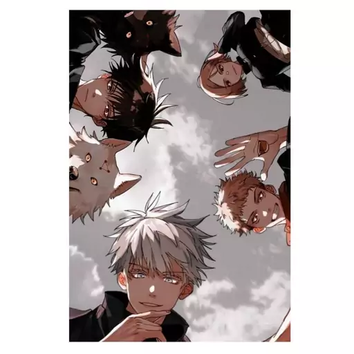 پوستر مدل گوجو ساتورو طرح انیمه جوجوتسو کایسن Jujutsu Kaisen کد 283