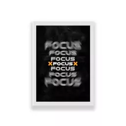 تابلو طرح انگیزشی تمرکز focus