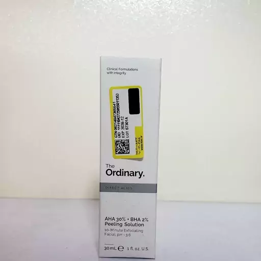 سرم اوردینری AHA 30 + BHA 2 ،لایه بردار قوی The Ordinary AHA 30 + BHA 2 Peeling Solutio