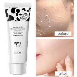 ژل لایه بردار صورت شیر گاو ایمیجز 80گرمی IMAGES Milk Skin Care Cleaning Exfoliation Gel