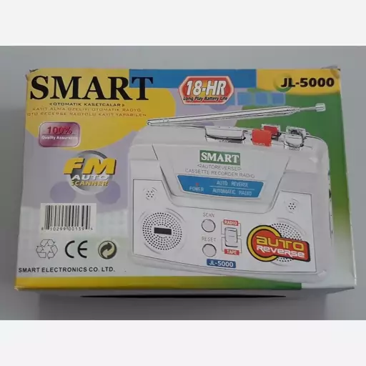 واکمن کاست دولب و رادیو SMART JL-5000  (نو و آکبند)