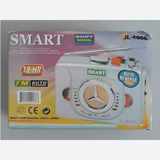 واکمن کاست رکوردر و رادیو SMART JL-4000 (نو و آکبند)