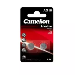 باتری سکه ای Camelion Alkaline AG10 بسته 2 عددی