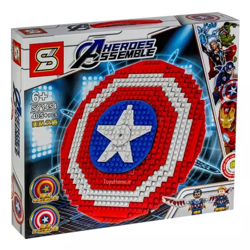 لگو مارول سپر کاپیتان آمریکا 405 قطعه مدل Captain America Lego SY1454