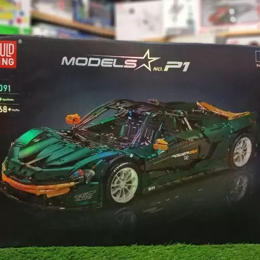 لگو تکنیک ماشین مسابقه ای 3268 قطعه با مقیاس 8-1مدل Mould King 13091 Technik Sports Car Model