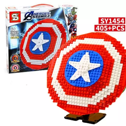 لگو مارول سپر کاپیتان آمریکا 405 قطعه مدل Captain America Lego SY1454