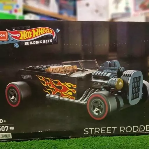 لگو تکنیک ماشین مسابقه ای هات ویلز 507 قطعه مدل Hot Wheels Mega Street Rodder