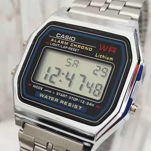 ساعت مچی مردانه کامپیوتری نوستالژی کلاسیک کاسیو casio