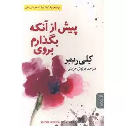 کتاب پیش از آنکه بگذارم بروی اثر کلی ریمر نشر البرز