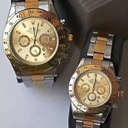 ست و تک زنانه مردانه ساعت مچی بند استیل رولکس سابمارینر Rolex