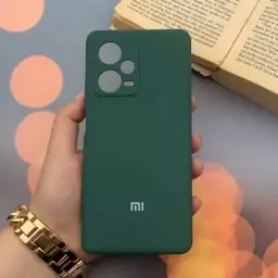 قاب گوشی Redmi Note 12 Pro Plus 5G / Redmi Note 12 Explore شیائومی سیلیکونی اورجینال محافظ لنز دار رنگ سبز کد 61826