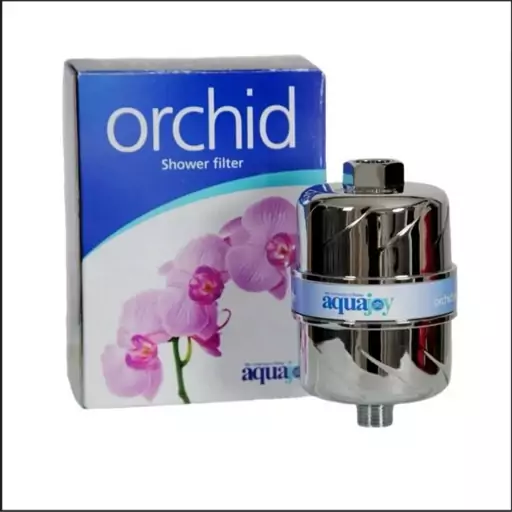 فیلتر تصفیه آب دوش حمام آکواجوی مدل ارکید Orchid