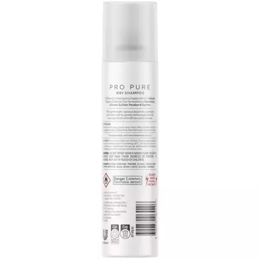 شامپو خشک فاقد سولفات ترزمه tresemme pro pure dry shampoo حجم 250 میل