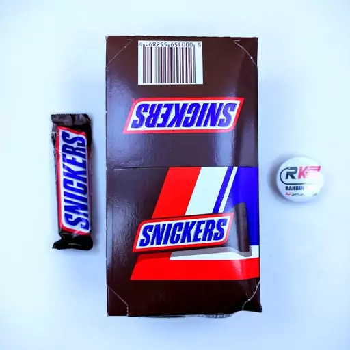 شکلات اسنیکرز 24عددی با مغز بادام زمینی snickers